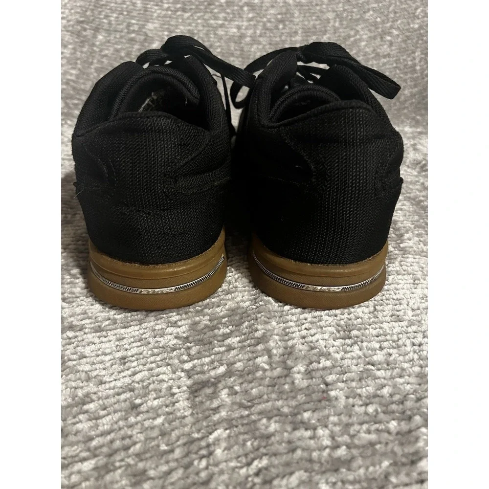 Lugz Changeover Men's 11.5 Black Gum Sole Low Top Work Utility Shoes